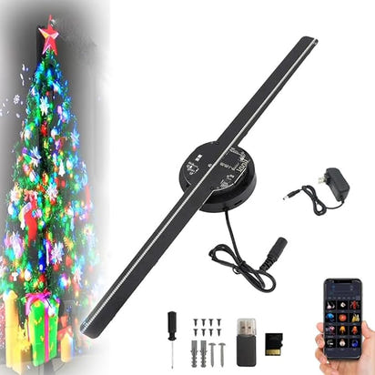 Premium 3D Holographic Display Fan™