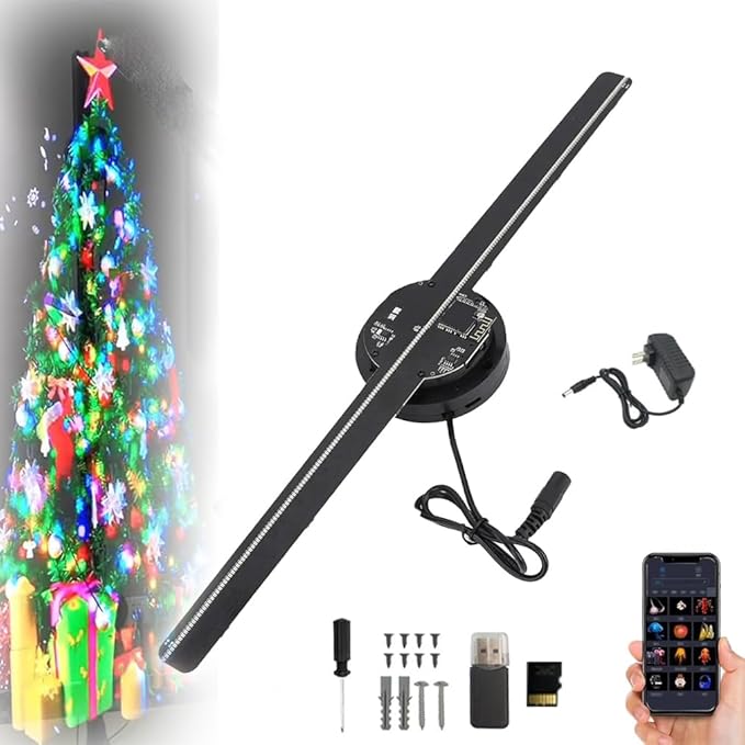 Premium 3D Holographic Display Fan™