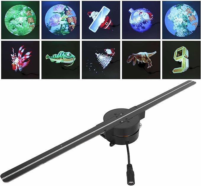Premium 3D Holographic Display Fan™