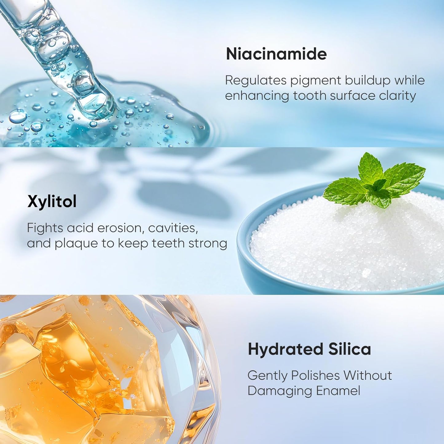 BrightSmile™ Whitening Toothpaste with Niacinamide – Peach-Mint Flavor