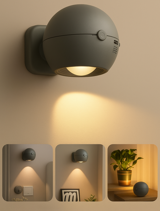 Nordic Minimalist Magnetic Wall Lamp