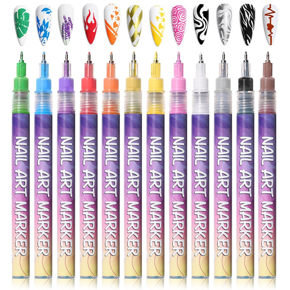 Vibrant Nail Art Marker Set™