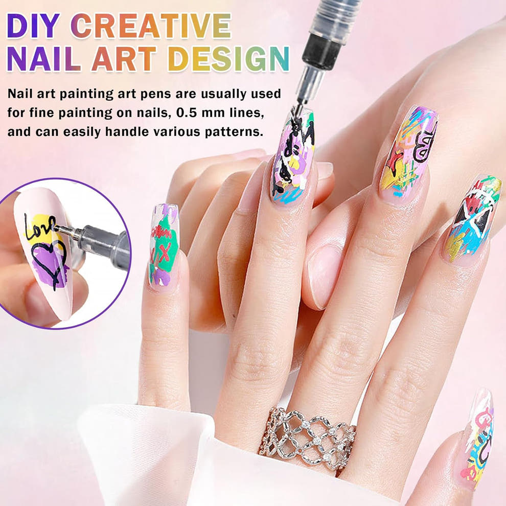Vibrant Nail Art Marker Set™