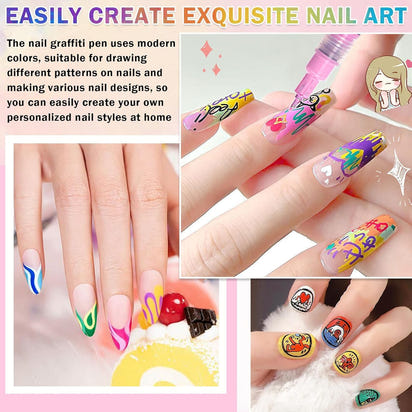 Vibrant Nail Art Marker Set™